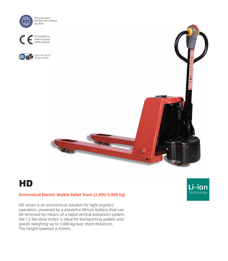 HD Electric Pallet Truck