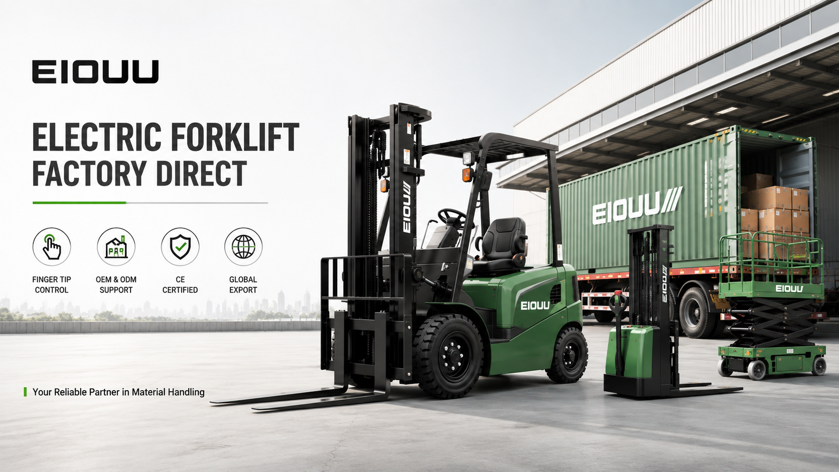 Electric Forklift Supplier for Distributors