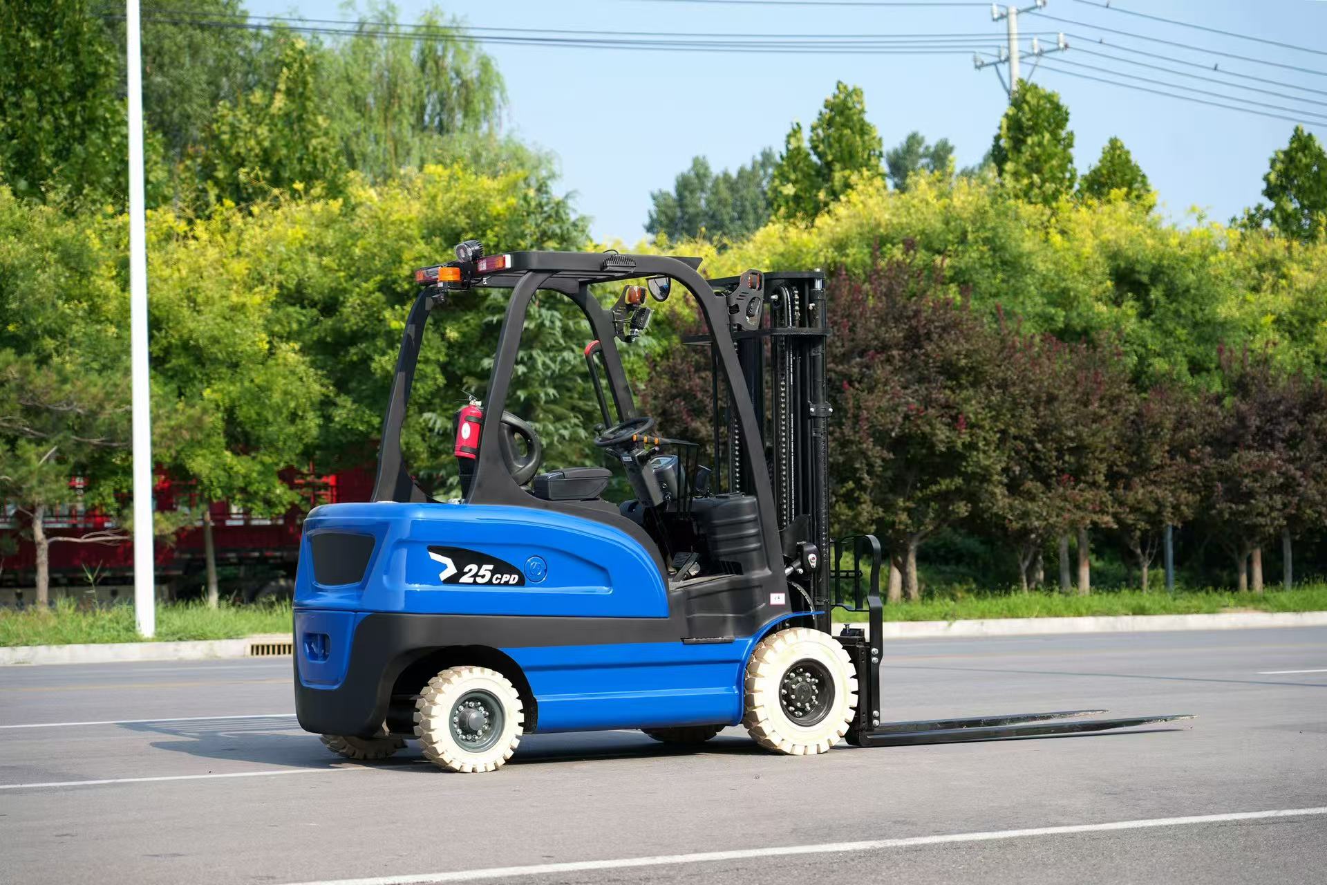 2.5 Ton Electric Forklift with Non-Marking Tires