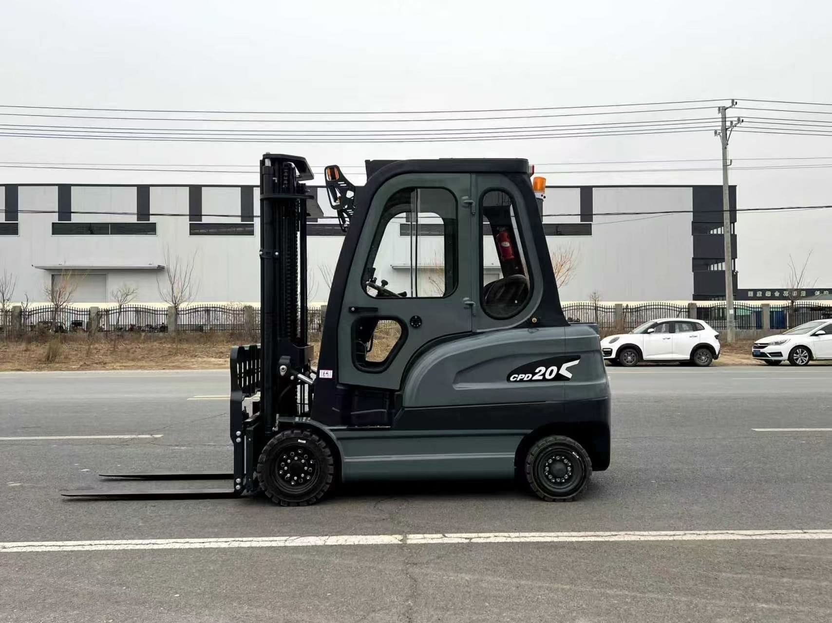 2 Ton Electric Forklift with Enclosed Cabin