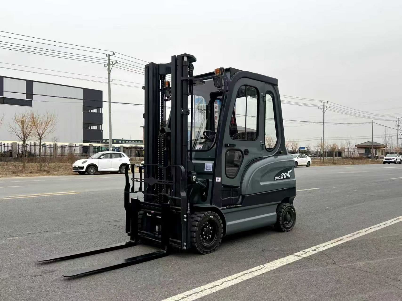 2 Ton Electric Forklift with Enclosed Cabin